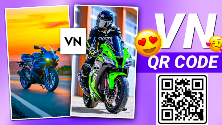 Super Bike Video Editing in VN Mobile